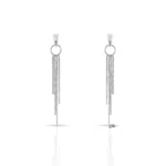 Gisoo Jewels Bijoux Suisses Boucles d'oreilles Cascade Argentée - AQUA CHIC 799