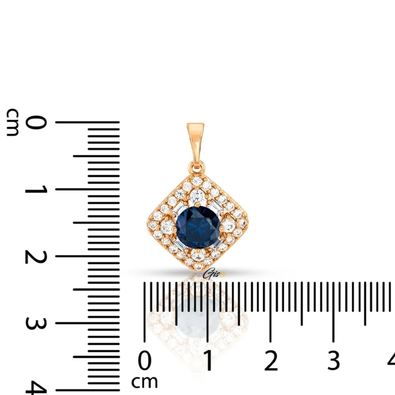 Gisoo Jewels Pendentif plaqué or 18k