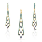 Gisoo Jewels, set pendentif et boucles d’oreilles