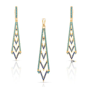 Gisoo Jewels, set pendentif et boucles d’oreilles