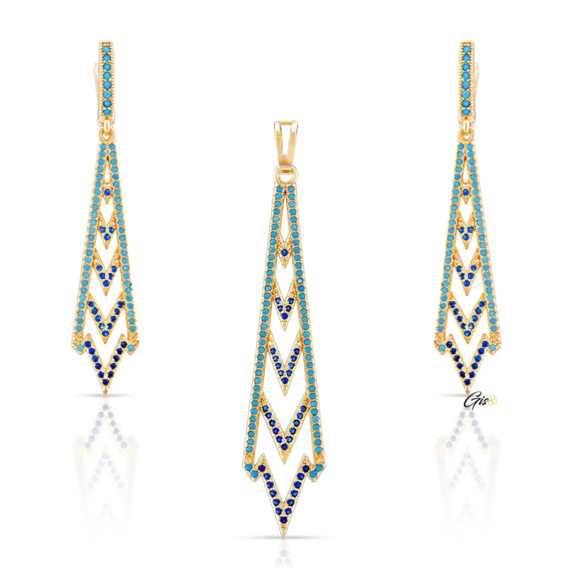 Gisoo Jewels, set pendentif et boucles d’oreilles
