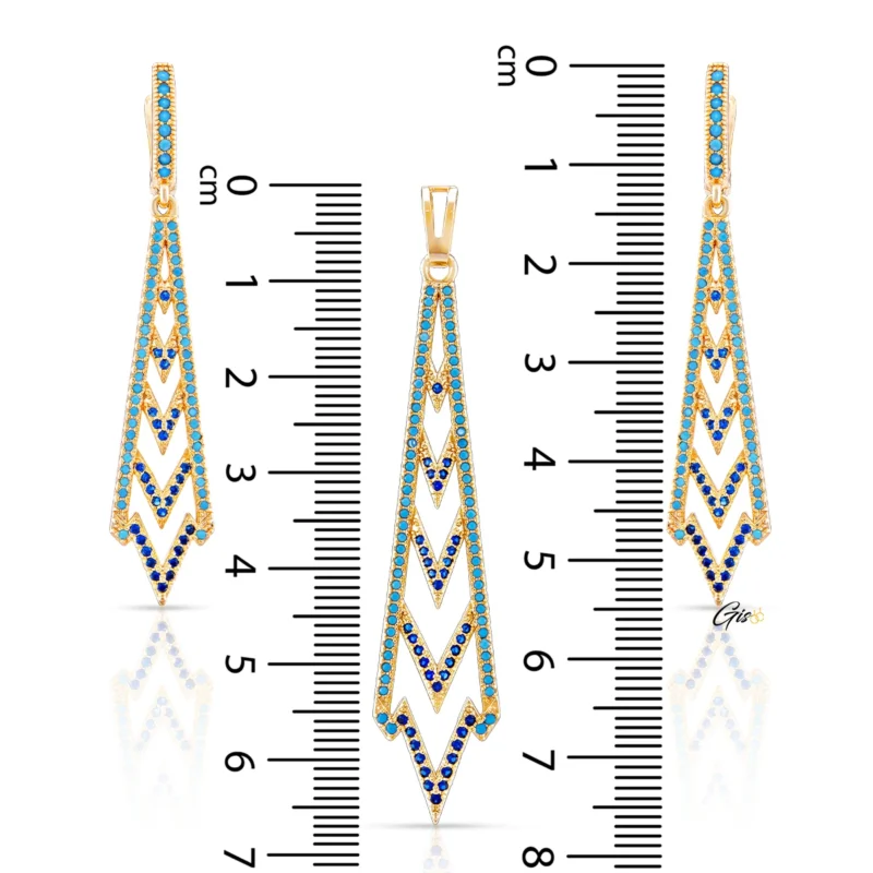 Gisoo Jewels, set pendentif et boucles d’oreilles